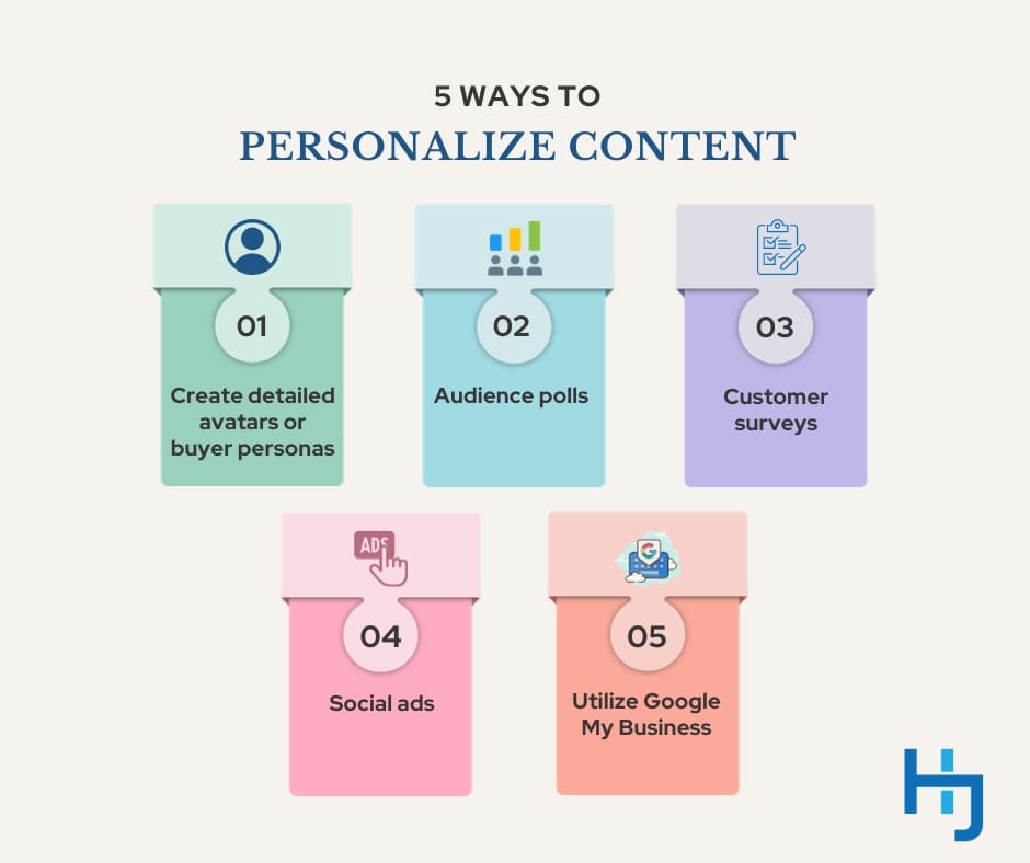 5 Ways to Personalize Content