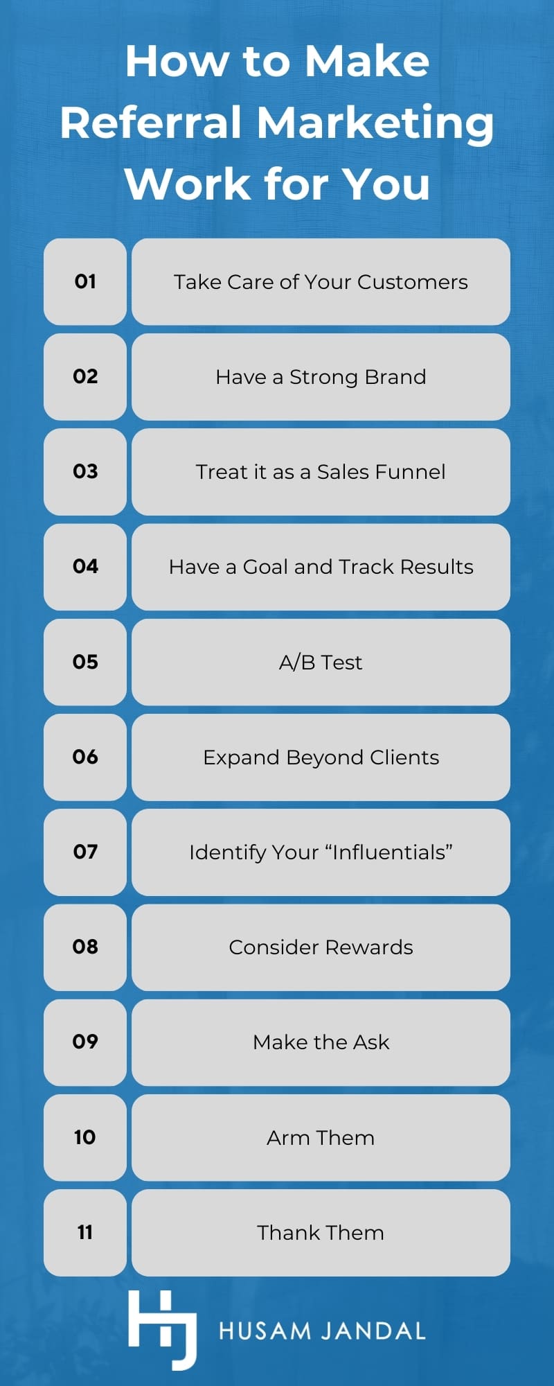 How to Make Referral Marketing Work for You Infographic