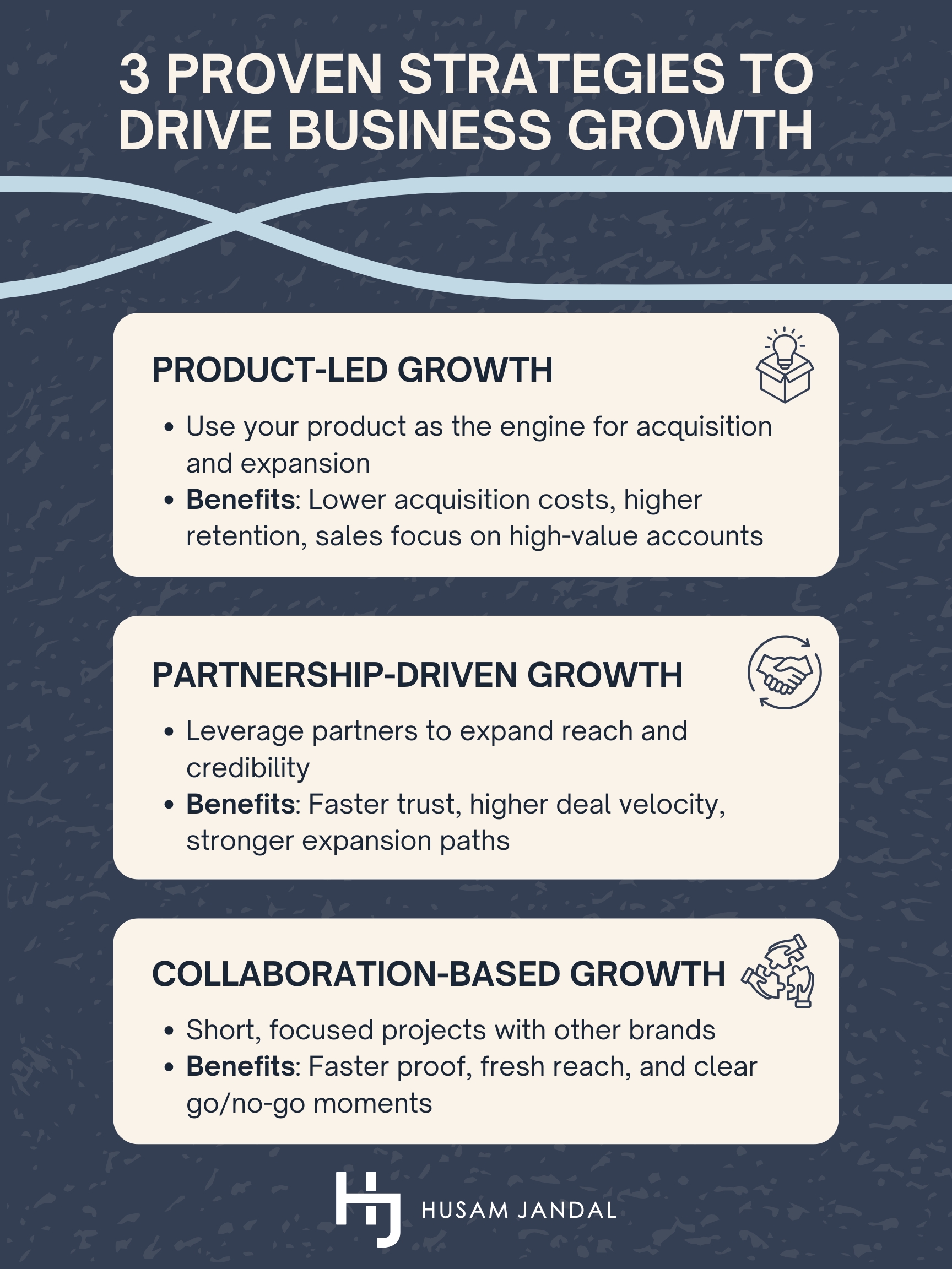 Infographic - 3 Proven Strategies to Drive Business Growth